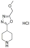 Piperidine, 4-[5-(MethoxyMethyl)-1,3,4-oxadiazol-2-yl]- CAS#: 1211528-77-6