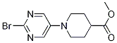 Piperidine-4-carboxylic acid, 1-(2-broMopyriMidin-5-yl)-, Methyl ester CAS#: 1375065-01-2