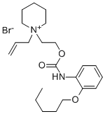 Piperidinium, 1-allyl-1-(2-hydroxyethyl)-, bromide, o-(pentyloxy)carba nilate CAS#: 70939-61-6