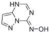 Pyrazolo[1,5-a]-1,3,5-triazin-4(1H)-one,  oxime  (9CI) CAS#: 71774-62-4