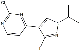 PyriMidine, 2-chloro-4-[3-iodo-1-(1-Methylethyl)-1H-pyrazol-4-yl]- CAS#: 1269440-58-5