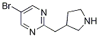PyriMidine, 5-broMo-2-(pyrrolidin-3-ylMethyl)- CAS#: 1375065-24-9