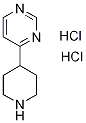Pyrimidine, 4-(4-piperidinyl)-, hydrochloride (1:2) CAS#: 1185304-08-8