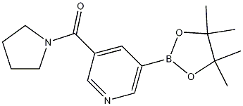 Pyrrolidin-1-yl(5-(4,4,5,5-tetramethyl-1,3,2-dioxaborolan-2-yl)pyridin-3-yl)methanone CAS#: 1218790-21-6