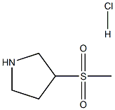 Pyrrolidine, 3-(methylsulfonyl)-, hydrochloride (1:1) CAS#: 1215368-15-2