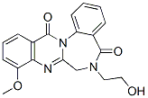Quinazolino[3,2-a][1,4]benzodiazepine-5,13-dione,  6,7-dihydro-6-(2-hydroxyethyl)-9-methoxy- CAS#: 71981-97-0