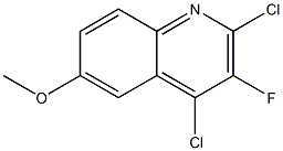 Quinoline, 2,4-dichloro-3-fluoro-6-Methoxy- CAS#: 1086533-18-7