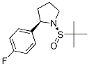 (R)-1-((R)-tert-butylsulfinyl)-2-(4-fluorophenyl)pyrrolidine CAS#: 1218989-47-9