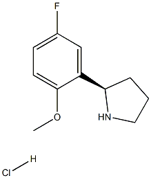 (R)-2-(5-fluoro-2-methoxyphenyl)pyrrolidine hydrochloride CAS#: 1260845-67-7
