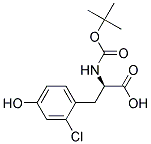 (R)-2-TERT-BUTOXYCARBONYLAMINO-3-(2-CHLORO-4-HYDROXY-PHENYL)-PROPIONIC ACID CAS#: 1213887-34-3