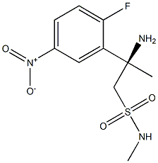 (R)-2-amino-2-(2-fluoro-5-nitrophenyl)-N-methylpropane-1-sulfonamide CAS#: 1286777-82-9