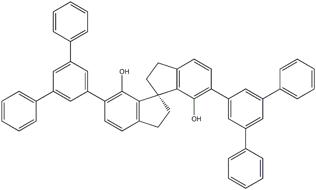 (R)-2,2',3,3'-Tetrahydro-6,6'-bis([1,1':3',1''-terphenyl]-5'-yl)-1,1'-spirobi[1H-indene]-7,7'-diol,99%e.e. CAS#: 1352810-34-4