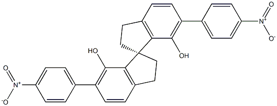 (R)-2,2',3,3'-Tetrahydro-6,6'-bis(4-nitrophenyl)-1,1'-spirobi[1H-indene]-7,7'-diol CAS#: 1352810-33-3