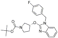 (R)-3-[1-(4-Fluoro-benzyl)-1H-benzoiMidazol-2-yloxy]-pyrrolidine-1-carboxylic acid tert-butyl ester CAS#: 1354006-88-4