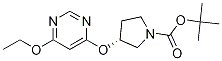 (R)-3-(6-Ethoxy-pyriMidin-4-yloxy)-pyrrolidine-1-carboxylic acid tert-butyl ester CAS#: 1354014-71-3