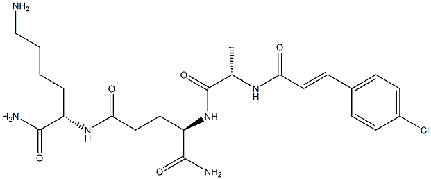 (R)-4-((S)-2-((E)-3-(4-chlorophenyl)acrylaMido)propanaMido)-N1-((S)-1,6-diaMino-1-oxohexan-2-yl)pentanediaMide CAS#: 1340480-93-4