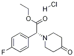 (R)-ethyl 2-(4-fluorophenyl)-2-(4-oxopiperidin-1-yl)acetate HCl CAS#: 1391526-42-3