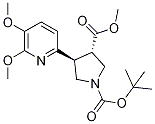 (Rac-trans)-1-tert-Butyl 3-methyl 4-(5,6-dimethoxypyridin-2-yl)pyrrolidine-1,3-dicarboxylate CAS#: 1217674-57-1
