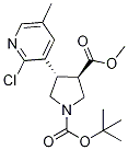 (Racemic trans)-1-tert-butyl 3-methyl 4-(2-Chloro-5-methylpyridin-3-yl)pyrrolidine-1,3-dicarboxylate CAS#: 1228070-72-1