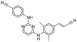 Rilpivirine-d6 CAS#: 1312424-26-2