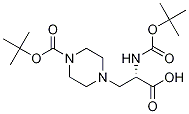 (S)-1-Boc-4-(2-Boc-aMino-2-carboxyethyl)piperazine CAS#: 1334509-91-9