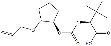 (S)-2-{[(((1R,2R)-2-(allyloxy)cyclopentyl)oxy)carbonyl]amino}-3,3-dimethylbutanoic acid CAS#: 1365970-45-1
