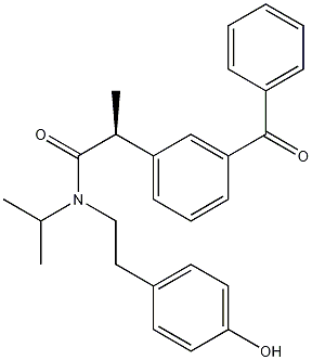 (S)-2-(3-benzoylphenyl)-N-(4-hydroxyphenethyl)-N-isopropylpropanamide CAS#: 1173289-66-1