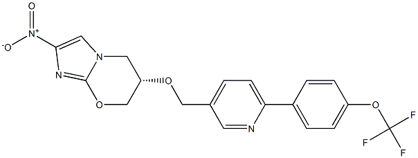 (S)-2-nitro-6-((6-(4-(trifluoroMethoxy)phenyl)pyridin-3-yl)Methoxy)-6,7-dihydro-5H-iMidazo[2,1-b][1,3]oxazine CAS#: 1257426-19-9