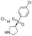 (S)-3-(4-Chloro-benzenesulfonyl)-pyrrolidine hydrochloride CAS#: 1354019-46-7
