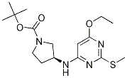 (S)-3-(6-Ethoxy-2-Methylsulfanyl-pyriMidin-4-ylaMino)-pyrrolidine-1-carboxylic acid tert-butyl ester CAS#: 1354020-92-0