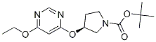(S)-3-(6-Ethoxy-pyriMidin-4-yloxy)-pyrrolidine-1-carboxylic acid tert-butyl ester CAS#: 1354009-71-4