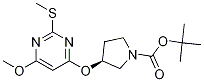 (S)-3-(6-Methoxy-2-Methylsulfanyl-pyriMidin-4-yloxy)-pyrrolidine-1-carboxylic acid tert-butyl ester CAS#: 1354015-09-0