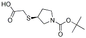 (S)-3-CarboxyMethylsulfanyl-pyrrolidine-1-carboxylic acid tert-butyl ester CAS#: 1353994-43-0