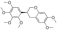 (S)-3,4-Dihydro-6,7-dimethoxy-3-(2,3,4,5-tetramethoxyphenyl)-2H-1-benzopyran CAS#: 71594-01-9