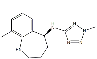 (S)-7.9-dimethyl-N-(2-methyl-2H-tetrazol-5-yl)-2.3.4.5-tetrahydro-1H-benzo[b]azepin-5-amine CAS#: 1259393-33-3