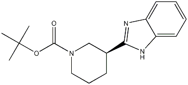 (S)-tert-Butyl 3-(1H-benzo[d]imidazol-2-yl)piperidine-1-carboxylate CAS#: 1234709-86-4