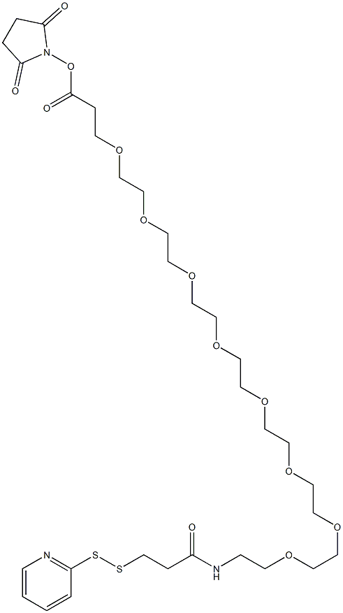 SPDP-PEG8-NHS ester CAS#: 1252257-56-9