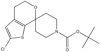 Spiro[piperidine-4,7'-[7H]thieno[2,3-c]pyran]-1-carboxylic acid, 2'-chloro-4',5'-dihydro-, 1,1-diMethylethyl ester CAS#: 1307248-45-8