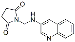 Succinimide, N-(3-quinolylaminomethyl)-, CAS#: 70289-23-5