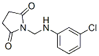 Succinimide, N-(m-chloroanilinomethyl)-, CAS#: 70289-21-3