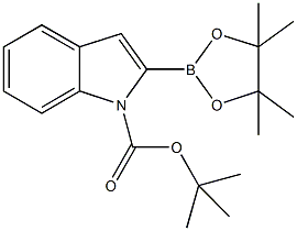 TERT-BUTYL 2-(4,4,5,5-TETRAMETHYL-1,3,2-DIOXABOROLAN-2-YL)-1H-INDOLE-1-CARBOXYLATE CAS#: 1072944-96-7