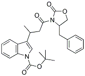 TERT-BUTYL 3-[1-METHYL-3-(4-BENZYL-2-OXO-1,3-OXAZOLIDIN-3-YL)-3-OXOPROPYL]INDOLE-1-CARBOXYLATE CAS#: 1132816-77-3