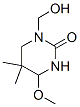 Tetrahydro-1-(hydroxymethyl)-4-methoxy-5,5-dimethyl-2(1H)-pyrimidinone CAS#: 71205-49-7