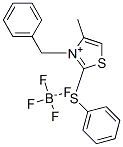 Thiazolium, 4-methyl-3-(phenylmethyl)-2-(phenylthio)-, tetrafluoroborate(1-) CAS#: 70625-09-1