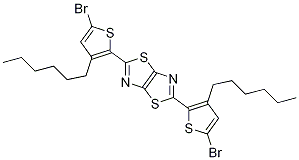 Thiazolo[5,4-d]thiazole, 2,5-bis(5-broMo-3-hexyl-2-thienyl)- CAS#: 1122708-89-7
