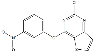 Thieno[3,2-d]pyrimidine, 2-chloro-4-(3-nitrophenoxy)- CAS#: 1353553-07-7