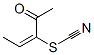 Thiocyanic acid, 1-acetyl-1-propenyl ester (9CI) CAS#: 71808-93-0