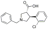 Trans-1-benzyl-4-(2-chlorophenyl)pyrrolidine-3-carboxylic acid CAS#: 1381948-19-1