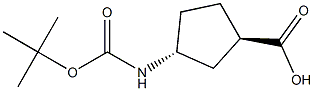 Trans-3-((tert-butoxycarbonyl)aMino)cyclopentanecarboxylic acid CAS#: 1245614-69-0