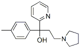 alpha-[2-(1-pyrrolidinyl)ethyl]-alpha-(p-tolyl)pyridine-2-methanol CAS#: 70708-28-0